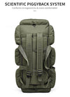 90L Extra Large Canvas Tactical Backpack