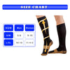 Unisex Copper Compression Socks - 1 Pair