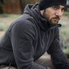 Men Winter Thermal Fleece Tactical Hooded Jacket