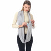 Hidden Zipper Pocket Travel Infinity Scarf