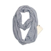 Hidden Zipper Pocket Travel Infinity Scarf