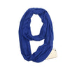 Hidden Zipper Pocket Travel Infinity Scarf