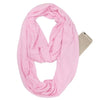 Hidden Zipper Pocket Travel Infinity Scarf