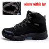 Mens Suede Leather Winter Boots