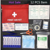 12 Item Emergency Mini First Aid Kit