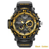 Dual Display LED Digital Analog 30M Waterproof Watch