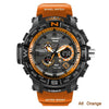 Dual Display LED Digital Analog 30M Waterproof Watch