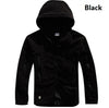 Men Winter Thermal Fleece Tactical Hooded Jacket