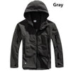 Men Winter Thermal Fleece Tactical Hooded Jacket