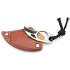 Mini Portable Self-defense Claw with Leather Sheath