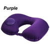 Portable U-Shape Inflatable Travel Pillow