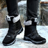 Leather Men Fur-Lined Suede Winter Boots