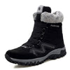 Leather Men Fur-Lined Suede Winter Boots