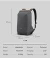 Kingsons 15" Waterproof Anti-Theft Laptop Backpack External USB Charger