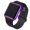 Square LED Silicone Sport Watch