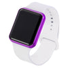 Square LED Silicone Sport Watch