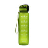 1L Water Tracking Sports Gradient Bottle