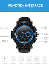 Dual Display LED Digital Analog 30M Waterproof Watch