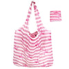 Reusable Compact Foldable Shopping Bag With Pouch