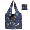 Reusable Compact Foldable Shopping Bag With Pouch