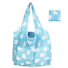 Reusable Compact Foldable Shopping Bag With Pouch