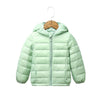 Children's Ultra light Down Hooded Jacket