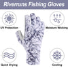 Marbled Fingerless Fishing Gloves