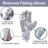 Marbled Fingerless Fishing Gloves