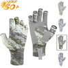 Marbled Fingerless Fishing Gloves