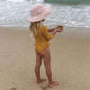 Children's One Piece Long Sleeve Swimsuit