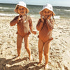 Children's One Piece Long Sleeve Swimsuit