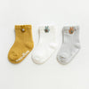 3 Pairs Cotton Infant Socks