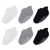 100% Organic Cotton Baby Ankle Socks - 6 Pairs