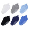 100% Organic Cotton Baby Ankle Socks - 6 Pairs