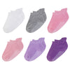 100% Organic Cotton Baby Ankle Socks - 6 Pairs