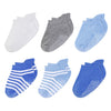 100% Organic Cotton Baby Ankle Socks - 6 Pairs