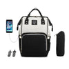 Large Capacity USB Diaper Bag Waterproof Backpack