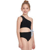 Girls One Piece Cutout Swimsuit