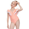 Girls One Piece Cutout Swimsuit