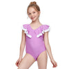 Girls One Piece Cutout Swimsuit