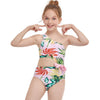 Girls One Piece Cutout Swimsuit