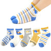 5 Pairs Cotton Animal Pattern Childrens Socks