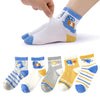 5 Pairs Cotton Animal Pattern Childrens Socks